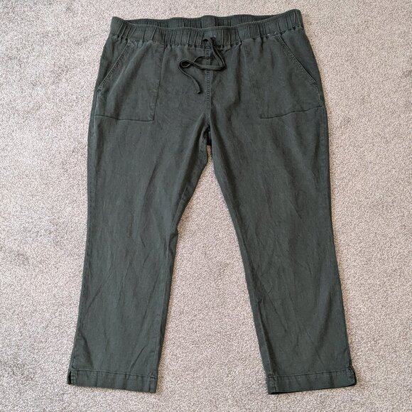 Buffalo David Bitton Olive Green Track Pants - Picture 1 of 5